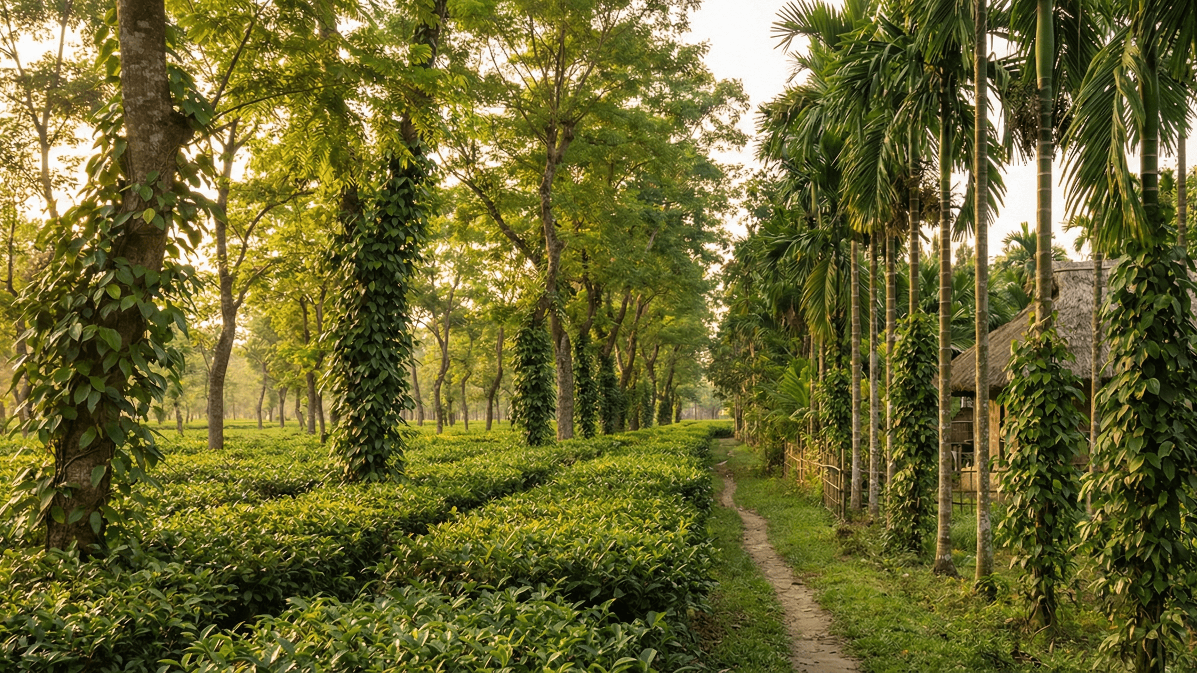 Spice Plantation Background